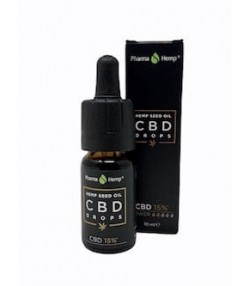 PHARMAHEMP 15% CBD DROPS ΕΛΑΙΟ ΣΠΟΡΩΝ ΚΑΝΝΑΒΗΣ, 10ml